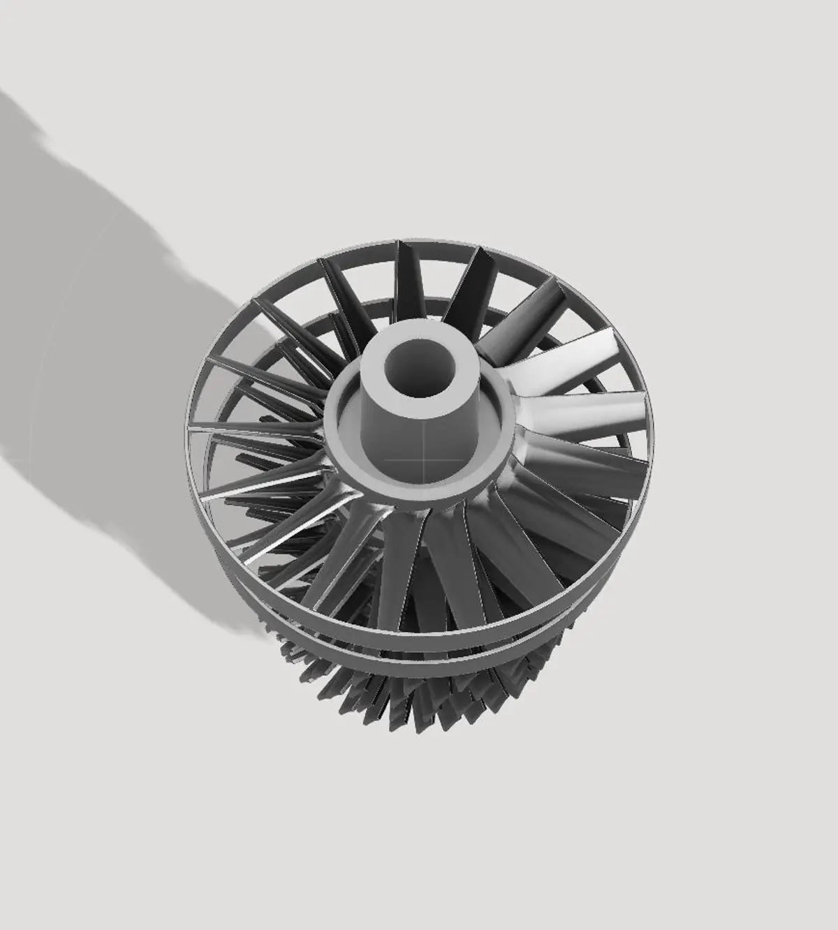 Detailed turbine geometry used for engineering review